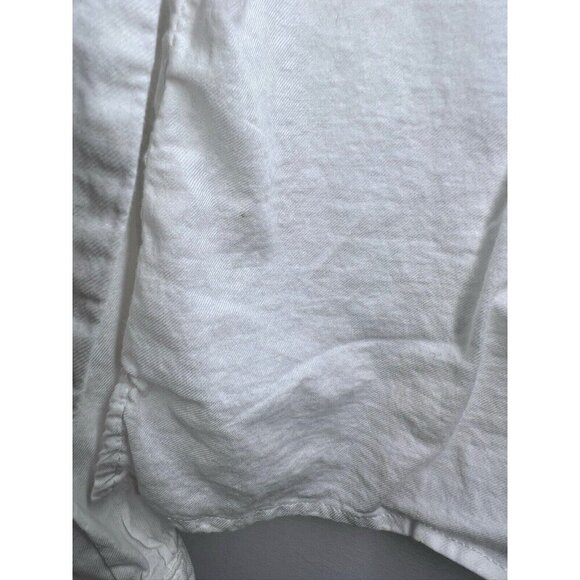 Zara Girls White Long Sleeve Button Down Shirt Eyelashes Size 13/14 - Picture 8 of 10